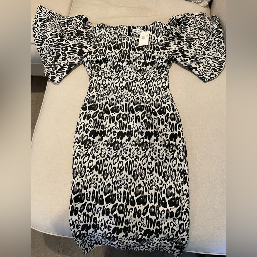 Ma Chérie Cheetah Print Dress New With Tags ￼Size SM